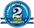 2 year limited warranty