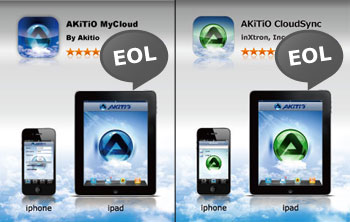 Akitio Mobile Apps Discontinued
