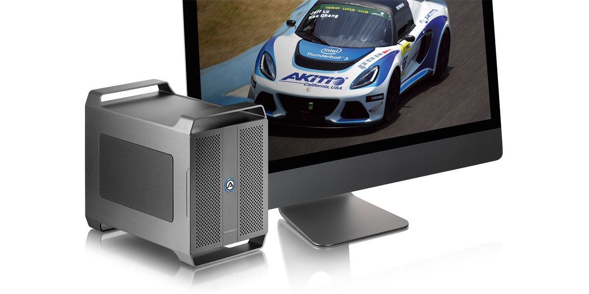 AKiTiO Node - Boîtier GPU externe Thunderbolt 3 - Chassis d