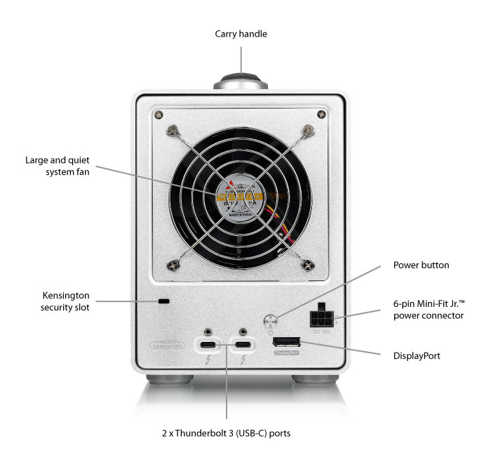 akitio thunder3 quad detailed view2